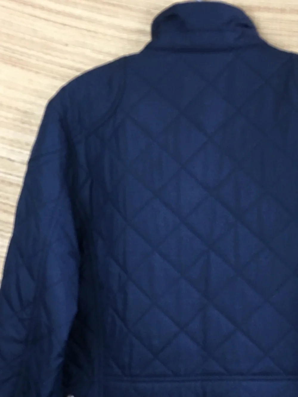 Polo Ralph Lauren Navy Diamond Quilted Jacket - Size S